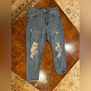 Wild Fable high rise mom ripped jeans Size 10